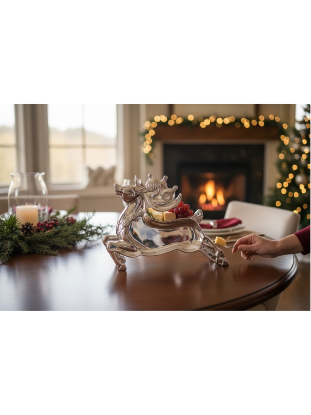 Lenox Reindeer Serving Tray